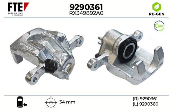 Brake caliper 9290361 FTE