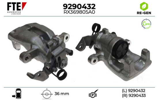 Brake caliper 9290432 FTE