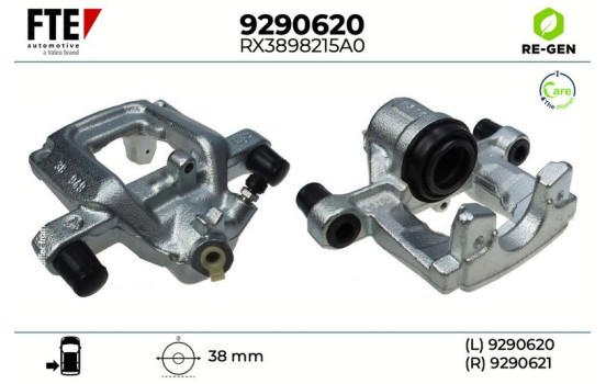 Brake caliper 9290620 FTE