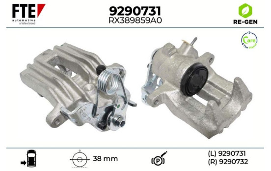 Brake caliper 9290731 FTE