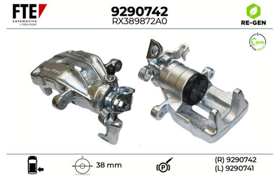 Brake caliper 9290742 FTE