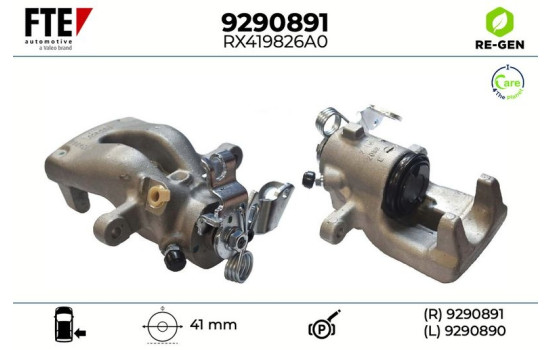 Brake caliper 9290891 FTE