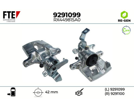 Brake caliper 9291099 FTE