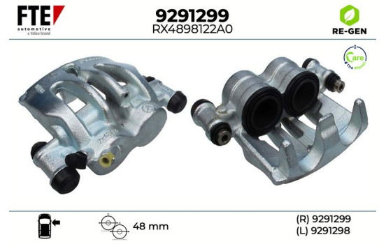 Brake caliper 9291299 FTE