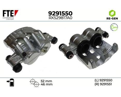 Brake caliper 9291550 FTE