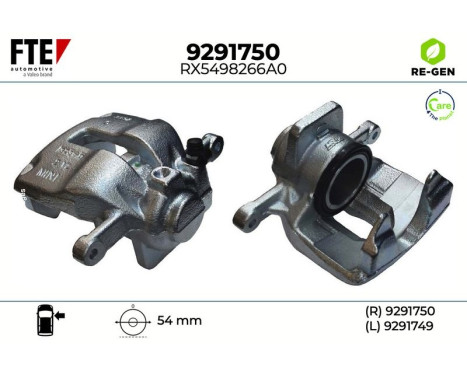 Brake caliper 9291750 FTE