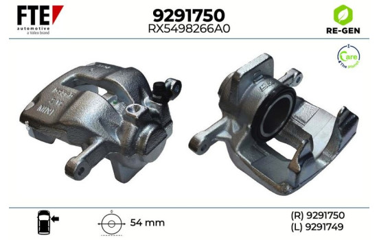 Brake caliper 9291750 FTE