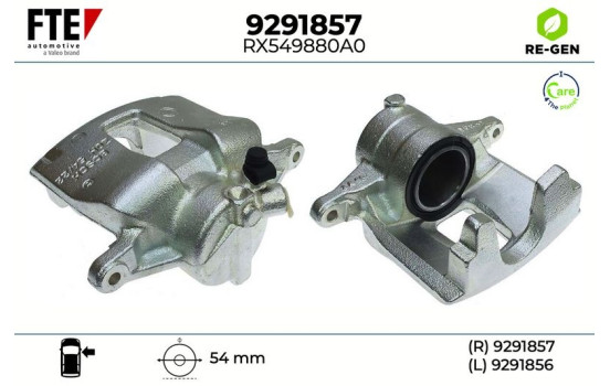 Brake caliper 9291857 FTE