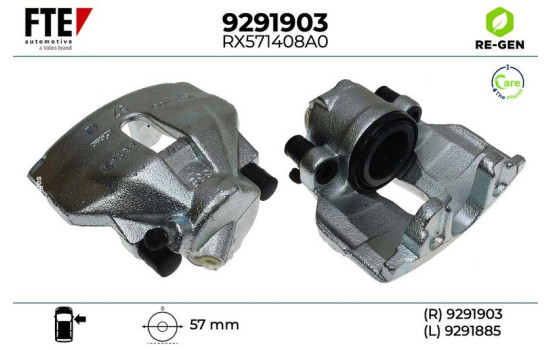 Brake caliper 9291903 FTE