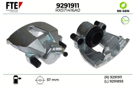 Brake caliper 9291911 FTE