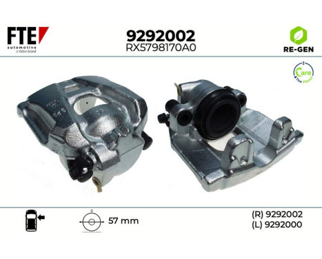 Brake caliper 9292002 FTE