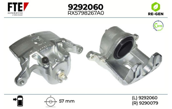 Brake caliper 9292060 FTE