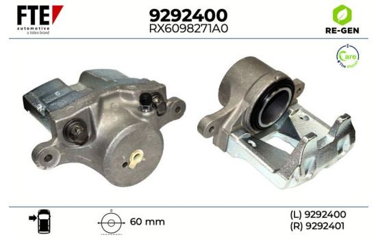 Brake caliper 9292400 FTE