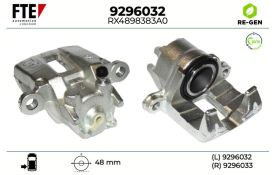 Brake caliper 9296032 FTE