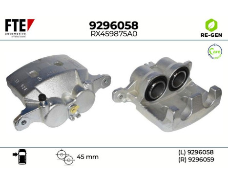 Brake caliper 9296058 FTE