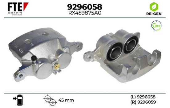 Brake caliper 9296058 FTE