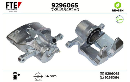 Brake caliper 9296065 FTE