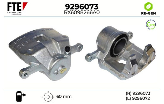 Brake caliper 9296073 FTE
