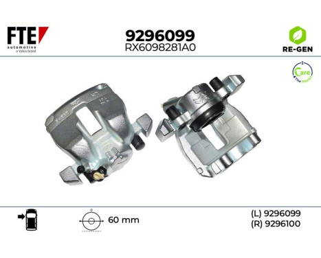 Brake caliper 9296099 FTE
