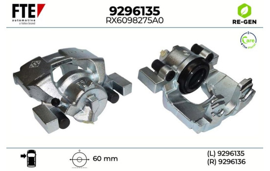 Brake caliper 9296135 FTE