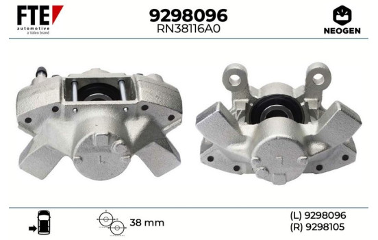Brake caliper 9298096 FTE