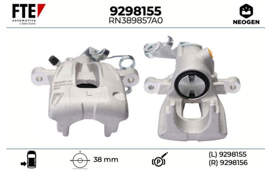 Brake caliper 9298155 FTE