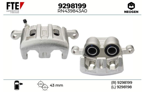 Brake caliper 9298199 FTE