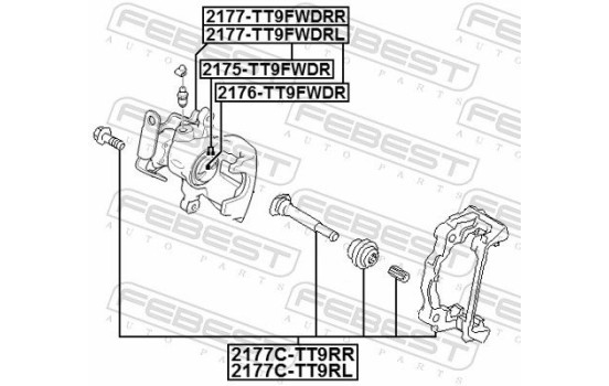 Brake Caliper Bracket Set