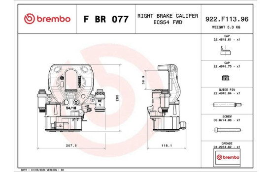 Brake caliper, Image 2
