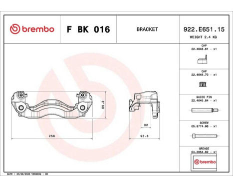 Caliper holder set, Image 2