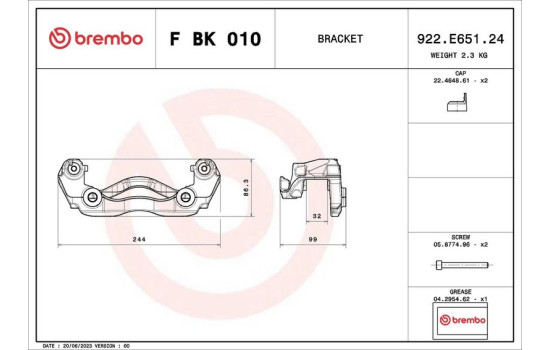 Caliper holder set, Image 2