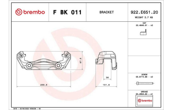 Caliper holder set, Image 2