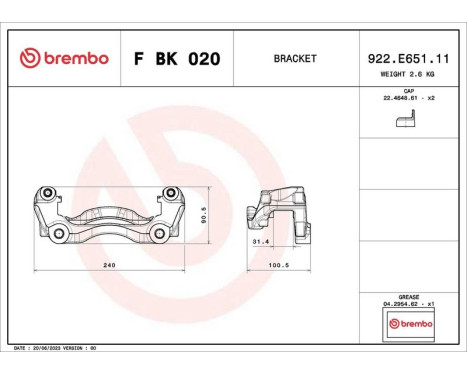 Caliper holder set, Image 2