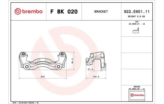 Caliper holder set, Image 2