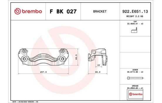 Caliper holder set, Image 2
