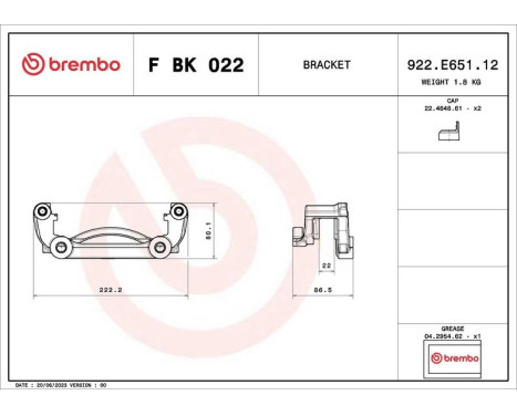 Caliper holder set, Image 2