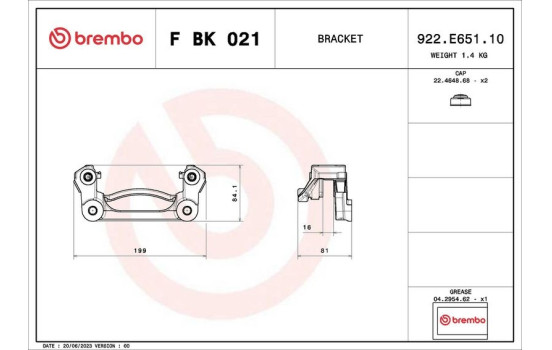 Caliper holder set, Image 2