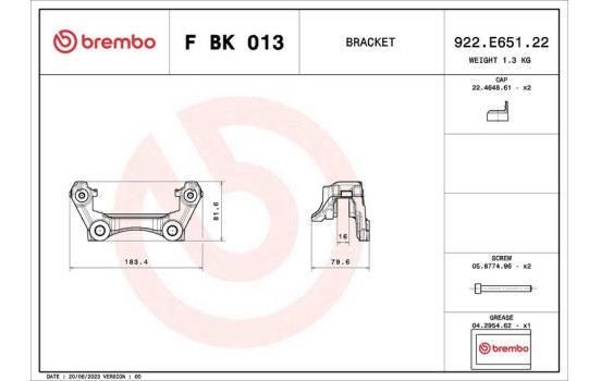 Caliper holder set, Image 2