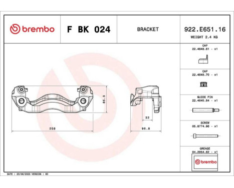 Caliper holder set, Image 2