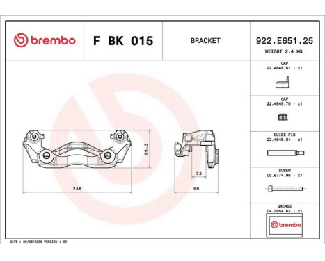 Caliper holder set, Image 2