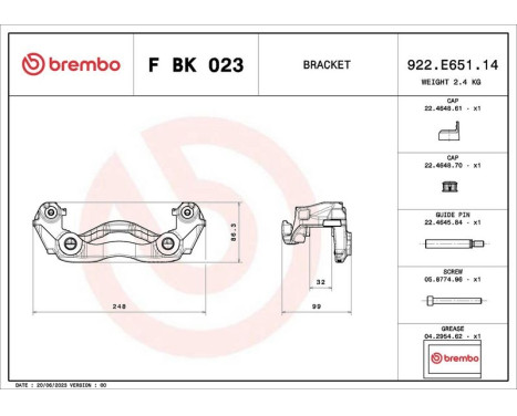 Caliper holder set, Image 2