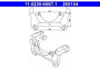 Carrier, brake caliper 11.0230-0807.1 ATE