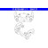 Carrier, brake caliper 11.0230-0811.1 ATE