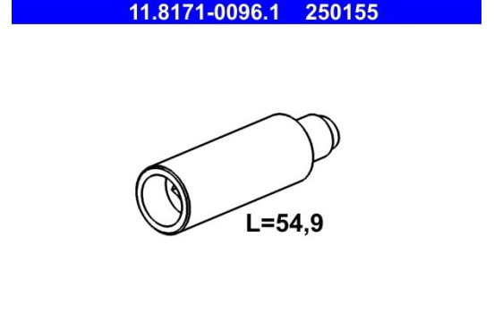 Guide Bolt, brake caliper 11.8171-0096.1 ATE, Image 3