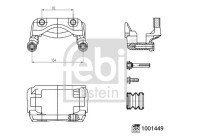 Holder, brake caliper