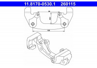 Support, brake caliper 11.8170-0530.1 ATE