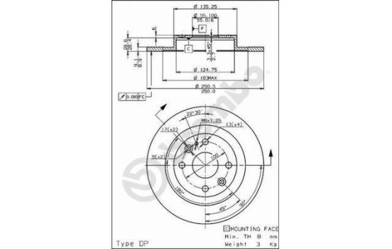 Brake Disc 08.6857.10 Brembo, Image 2