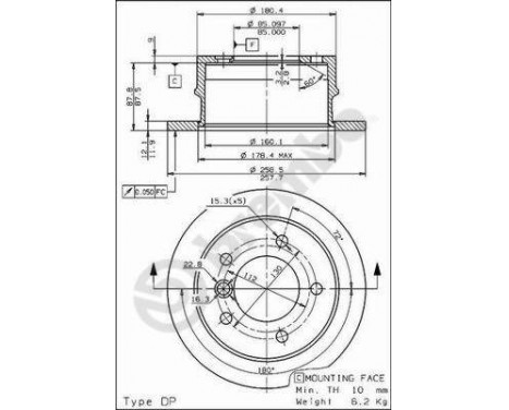 Brake Disc 08.7724.20 Brembo, Image 2