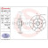 Brake disc 08.9512.76 Brembo, Thumbnail 2