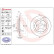 Brake disc 08.F358.11 Brembo